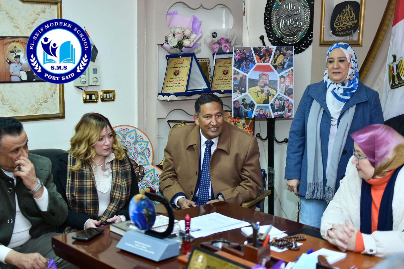 استقبال مدرسة السيف لوفد مديرية التربية و التعليم بمحافظة الشرقية 